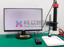 氧化鋁陶瓷坩堝支架顯微鏡檢測