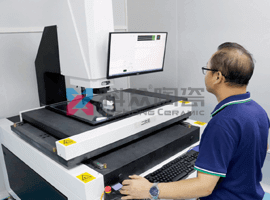 氧化鋁陶瓷坩堝支架二次元檢測