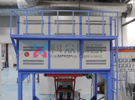 氧化鋁陶瓷坩堝支架燒結(jié)爐